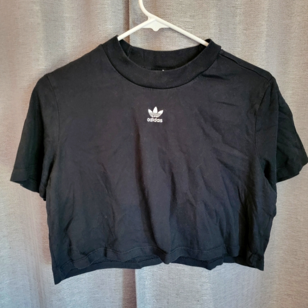 Adidas Crop Top, black, large